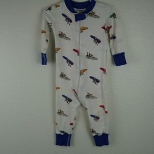 Hanna Andersson Organic Cotton Kids Pajamas 18 24 Months Footless One Piece